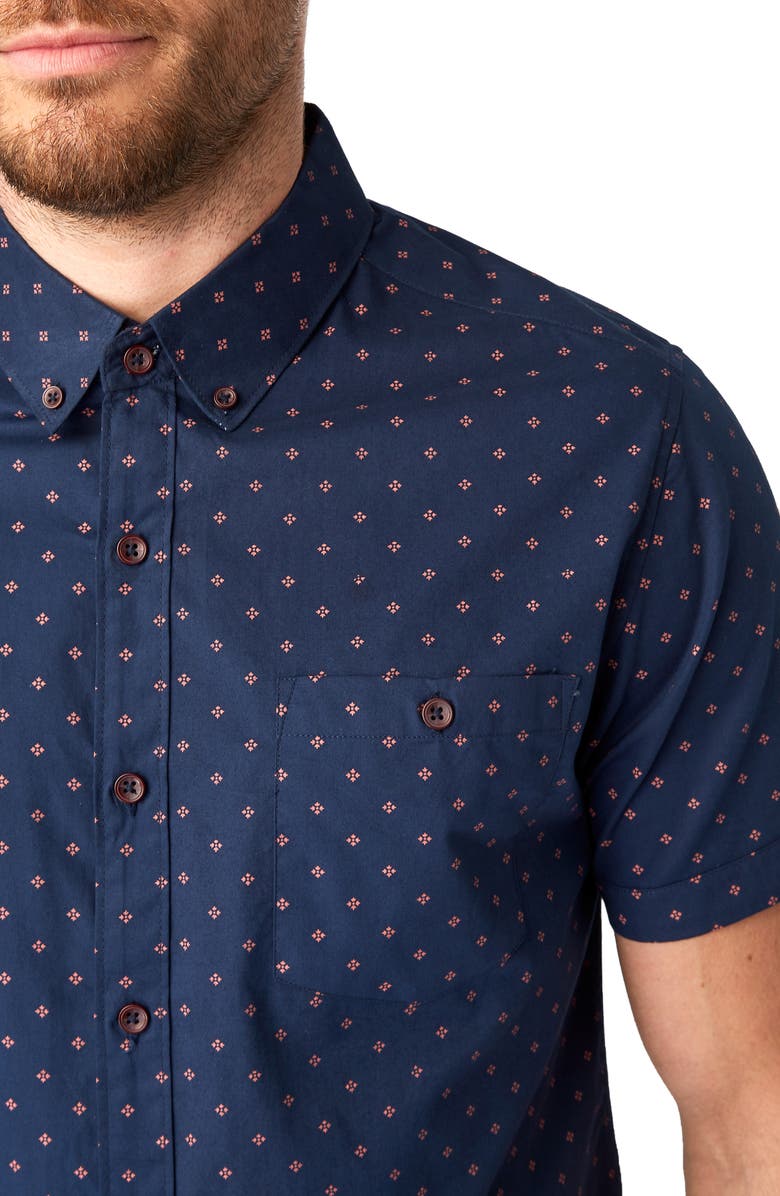 7 Diamonds Tempted Slim Fit Sport Shirt, Alternate, color, 