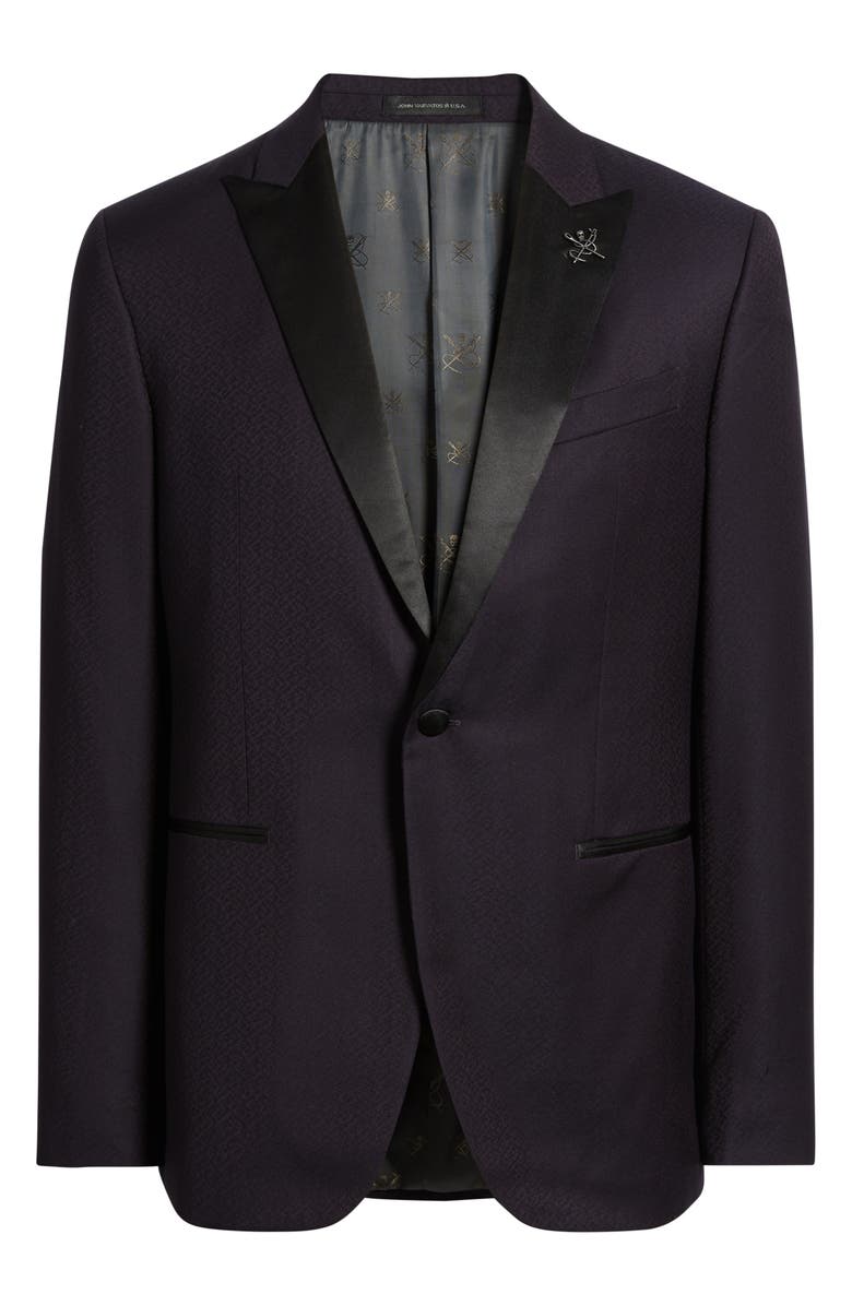 John Varvatos Star USA Brooklyn Sport Coat, Alternate, color, Purple