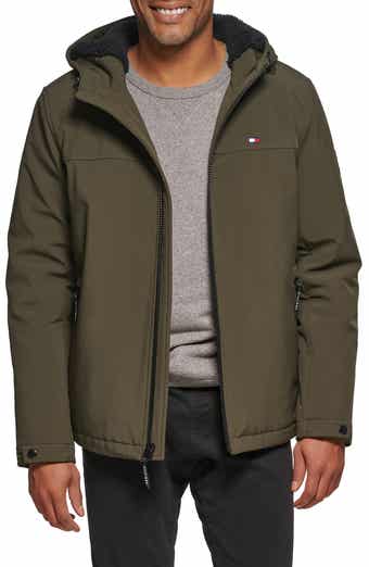 Faux Shearling Lined Softshell Jacket