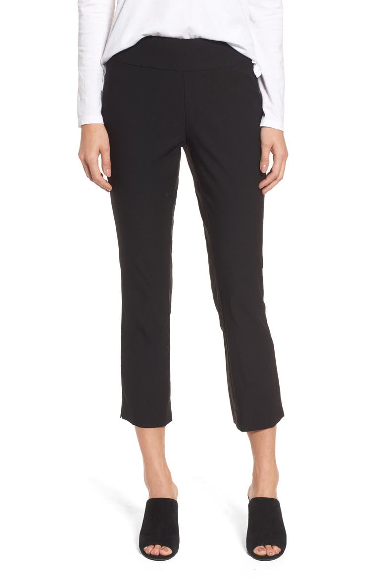 Wonder Stretch Crop Pants, Main, color, BLACK ONYX