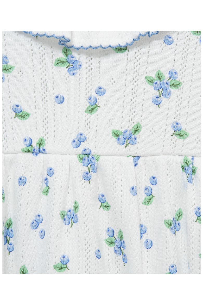 Blueberry Bubble Romper & Headband Set, Alternate, color, WHITE/ BLUE