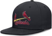 Nike Men's Nike Navy St. Louis Cardinals Wordmark Dri-FIT Round Bill True Fitted Hat