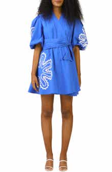 Carly Cotton Wrap Dress