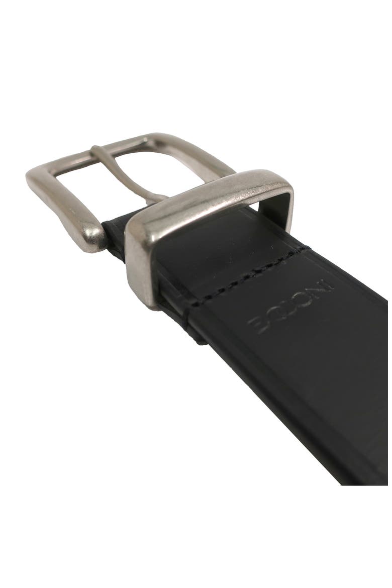 Leather Belt, Alternate, color, BLACK