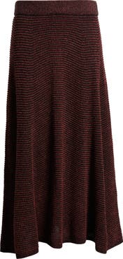 NIC+ZOE Pixel Knit Midi Skirt