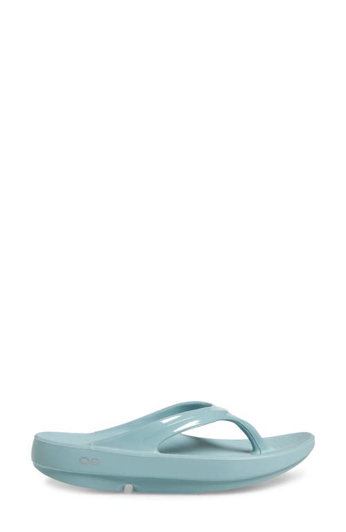 Oofos Oolala Flip Flop In Mist