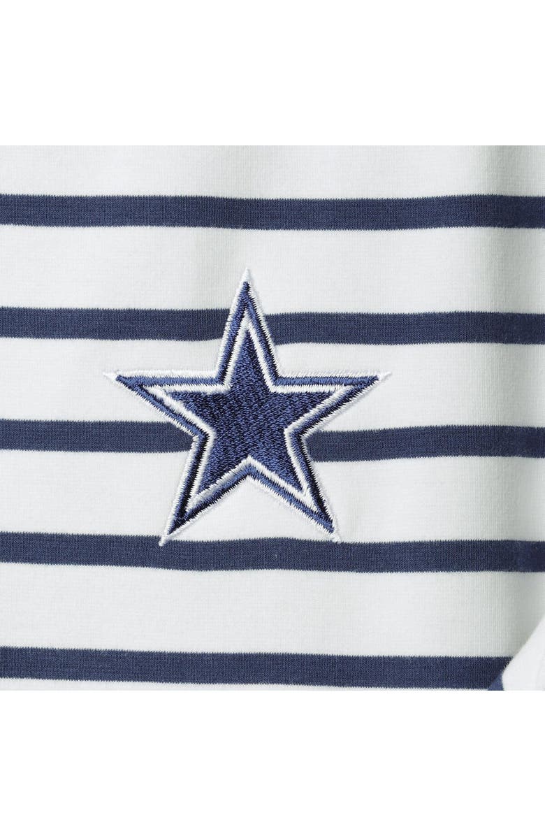 Tommy Bahama Women's Tommy Bahama White Dallas Cowboys Tri-Blend Jovanna Striped Dress, Alternate, color, 