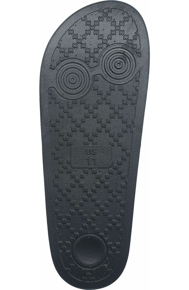 True Religion 112 Logo Slide, Alternate, color, Black