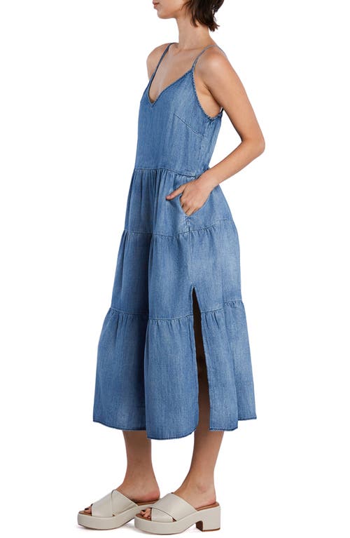 Wash Lab Denim Felicity Flounce Tiered Denim Dress
