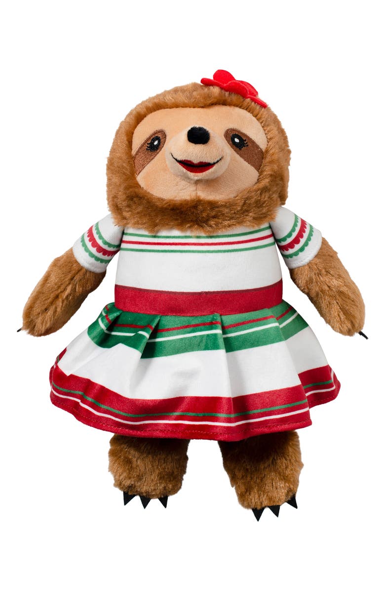 Fringe Studio You Had Me at Hola Plush Dog Toy, Main, color, White Multi