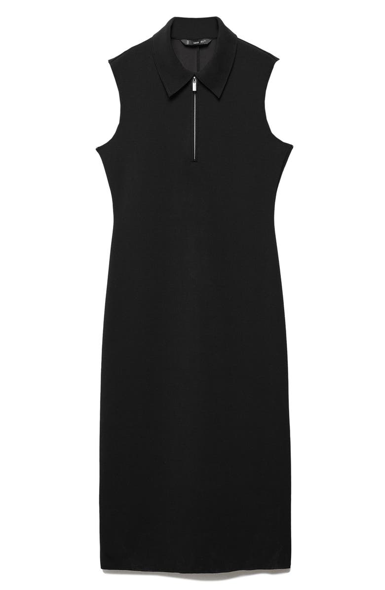 MANGO Mazip Collared Sheath Dress, Alternate, color, 