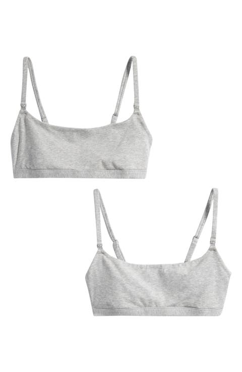 2-Pack Scoop Maternity/Nursing Bralettes (Regular & Plus)