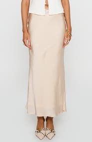 Princess Polly The Charmaine Satin Maxi Skirt