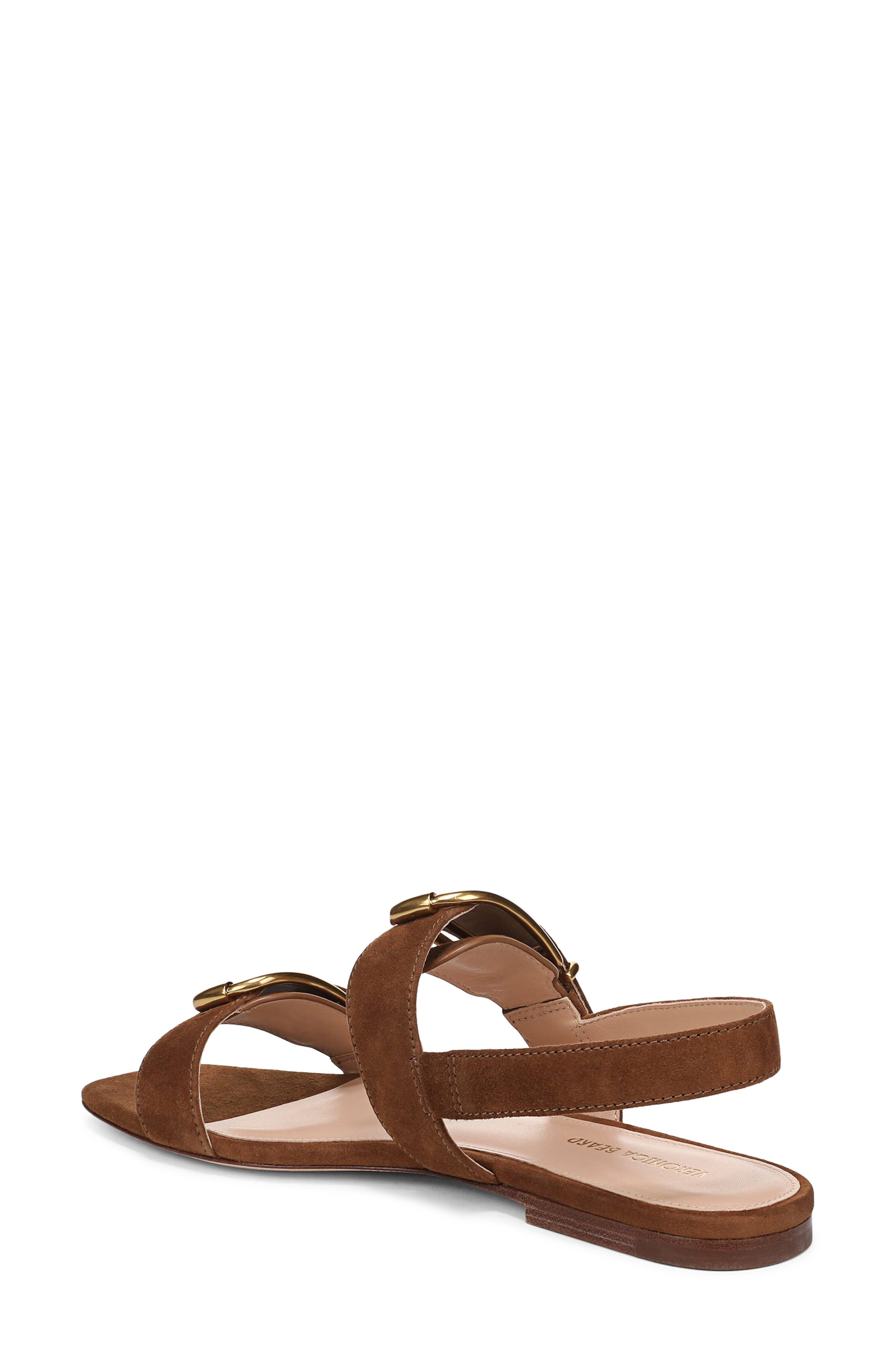 Maglio-2 Genuine Calf Hair Sandal, Alternate, color, CHESTNUT