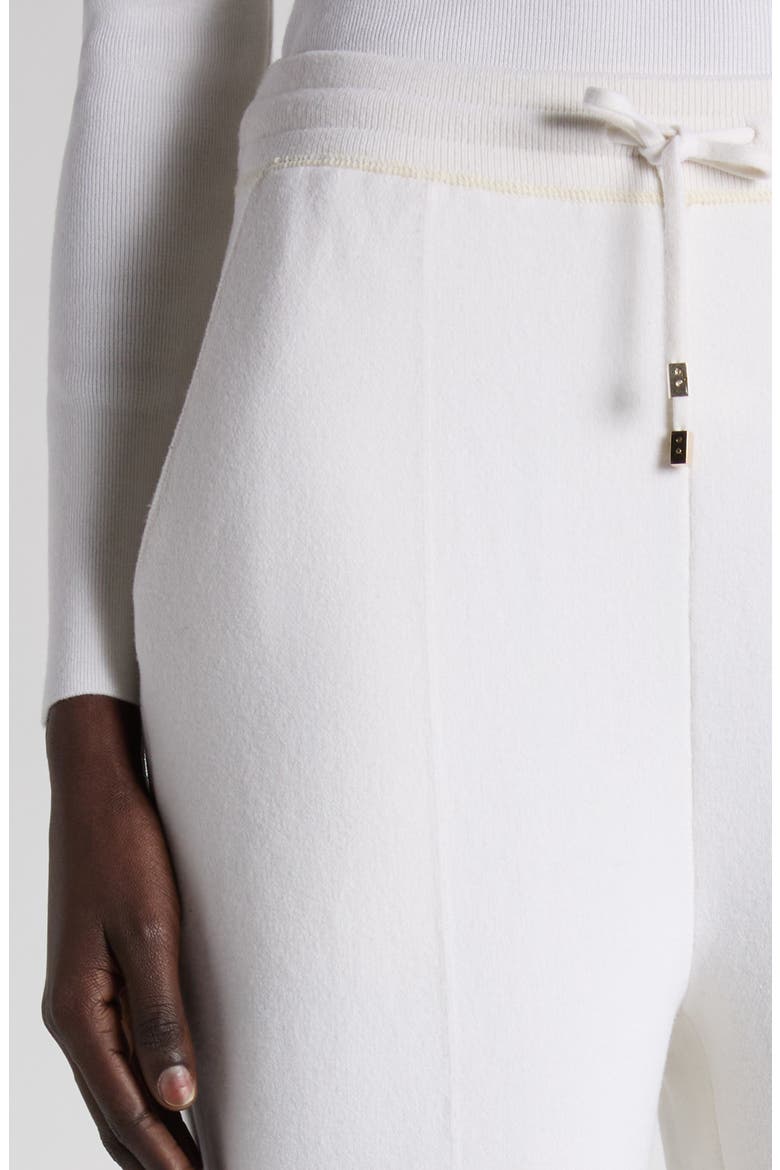 Merino Wool & Cashmere Blend Joggers, Alternate, color, OFF WHITE