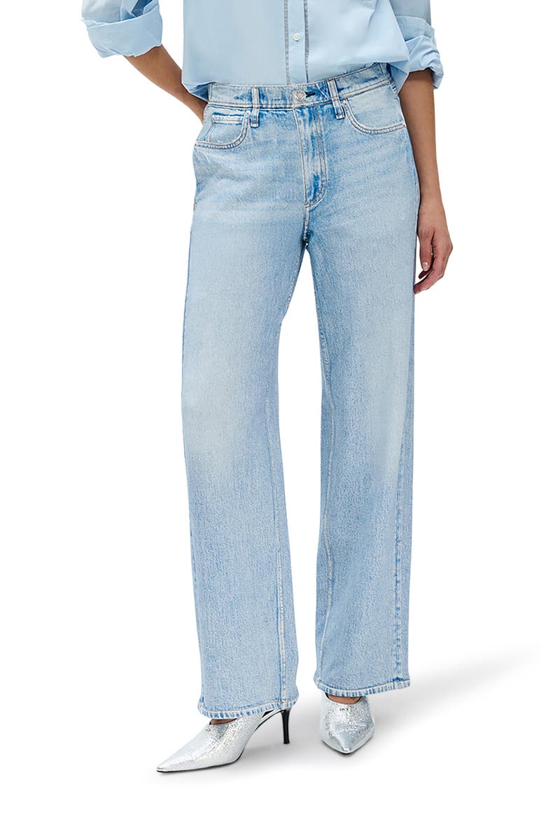rb Miramar Wide Leg Cotton Terry Sweatpant Jeans, Main, color, ARIA
