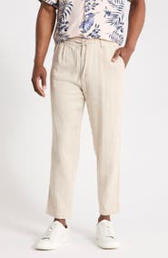 DENIM AND FLOWER Linen & Cotton Blend Pants