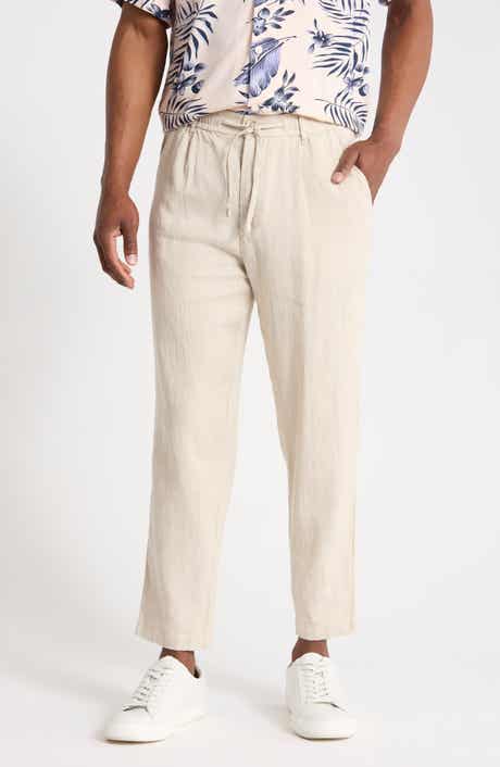 Linen & Cotton Blend Pants