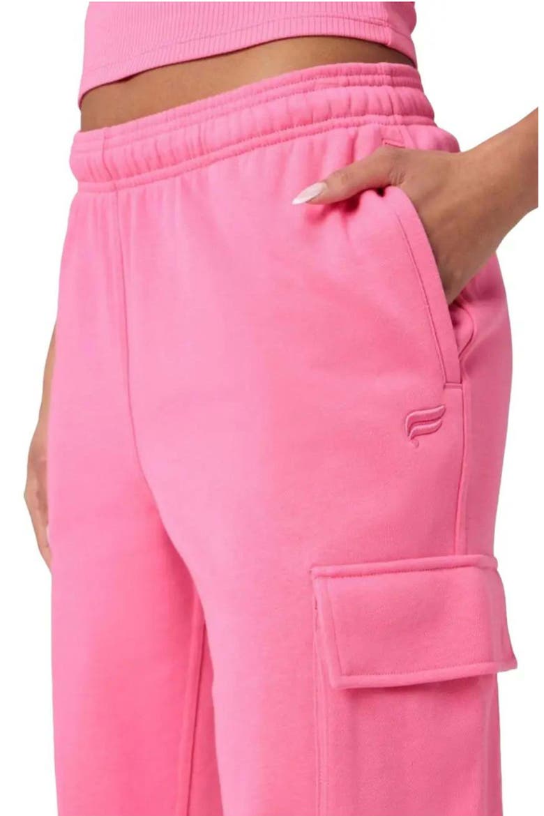 Year Round Terry Cargo Jogger, Alternate, color, Strawberry Milkshake