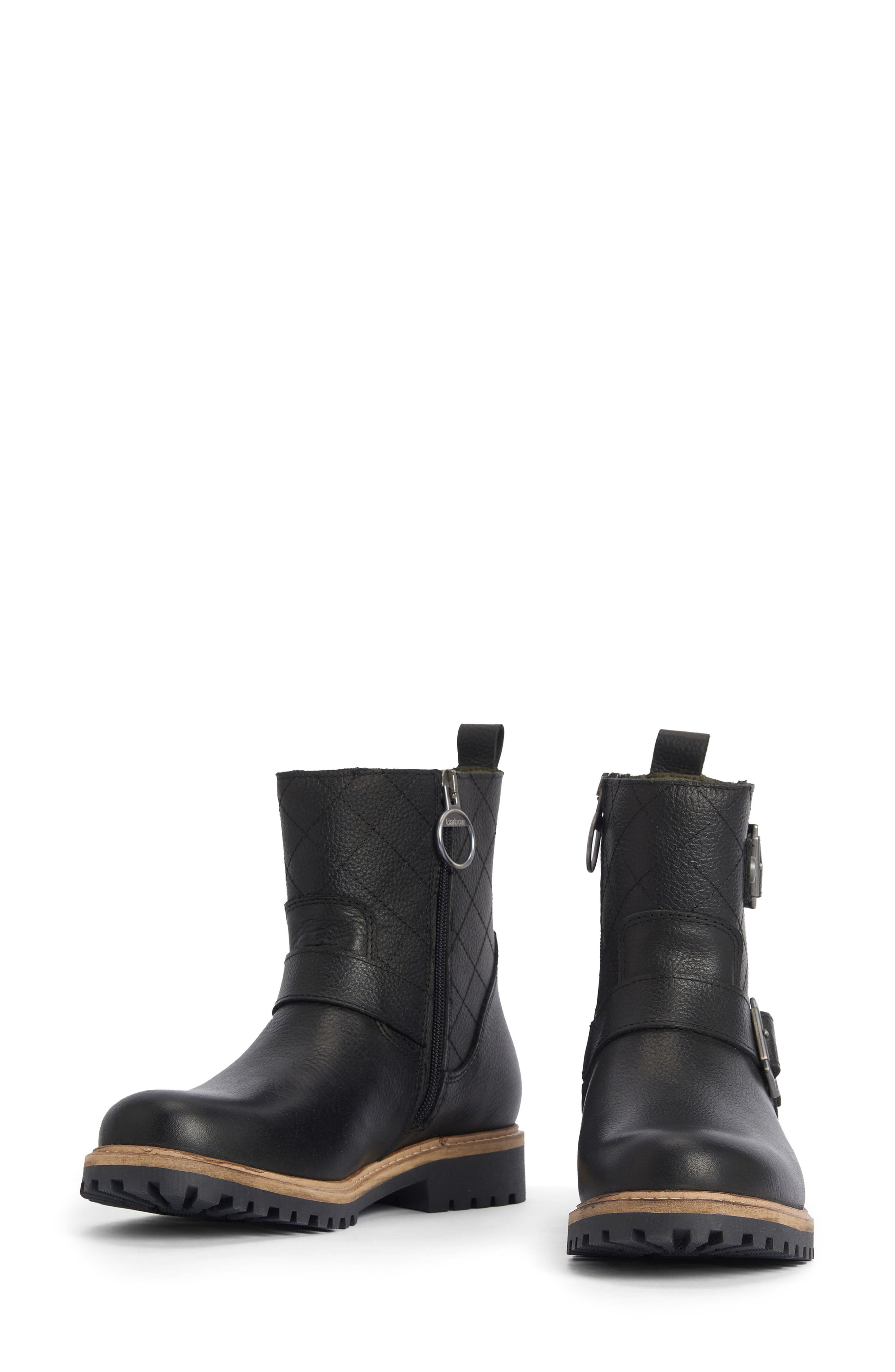 Barbour Bramble Waterproof Buckle Bootie, Alternate, color, 