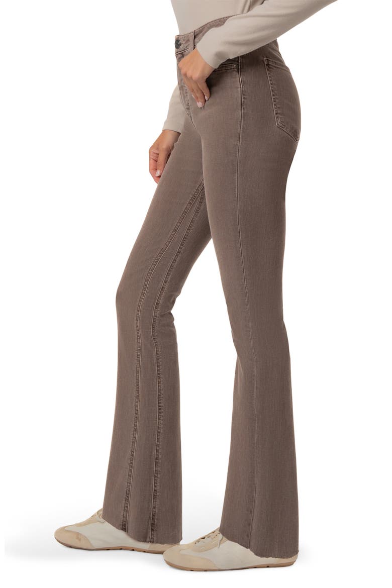 Kelly High Waist Kick Flare Jeans, Main, color, MOCHA