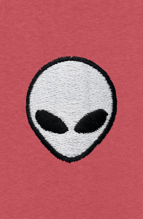 Dalix Mens Lil Alien Midweight Garment Dye Tee