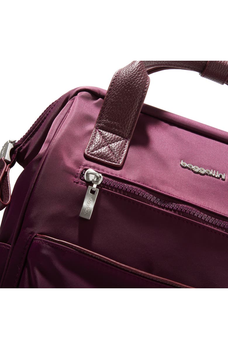 BAGGALLINI Soho Laptop Backpack, Alternate, color, Mulberry Twill