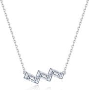 Lafonn Domino Simulated Diamond Pendant Necklace