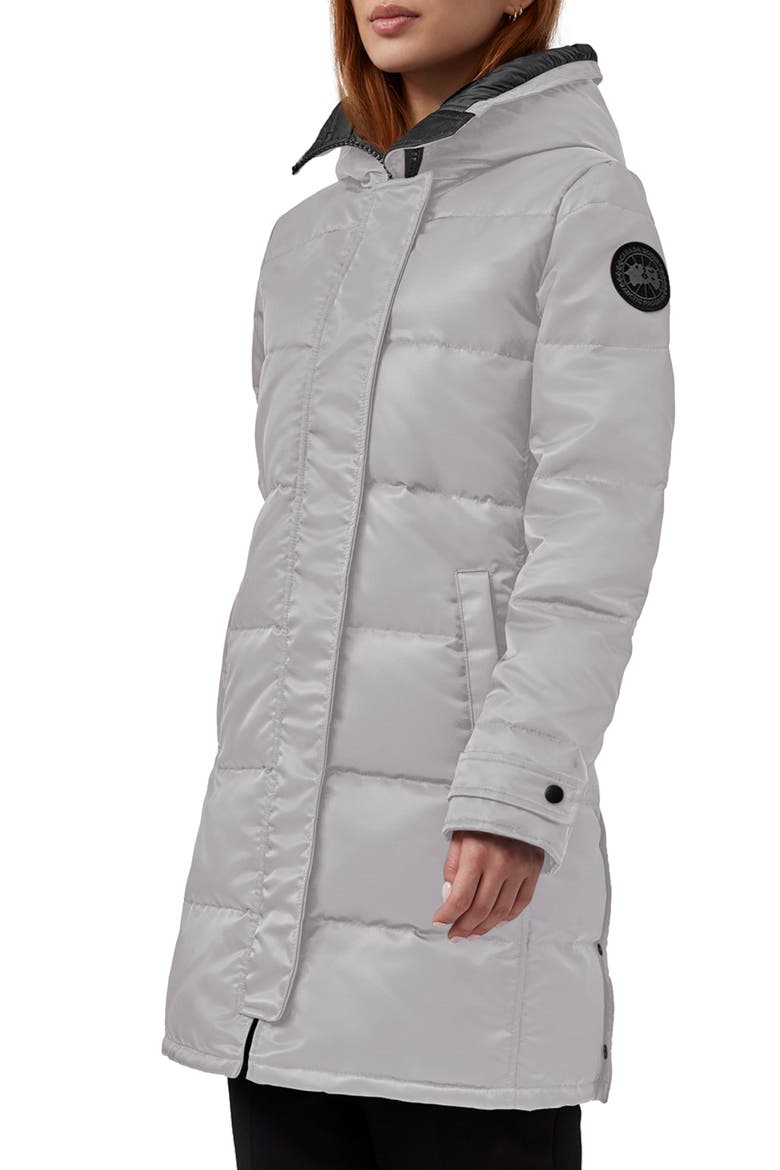 Shelburne Recycled Nylon 625 Fill Power Down Parka, Alternate, color, WILLOW GREY-GRIS SAULE