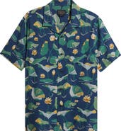 Pendleton Floral Cotton Camp Shirt