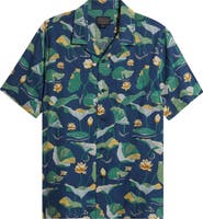 Pendleton Floral Cotton Camp Shirt