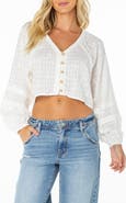 Roxy Monterey Eyelet Cotton Top