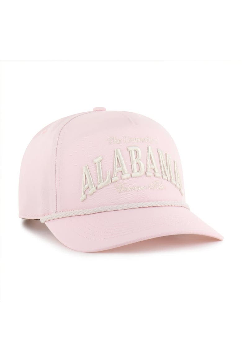 Men's '47  Pink Alabama Crimson Tide Gelato Hitch Adjustable Hat, Alternate, color, Pink
