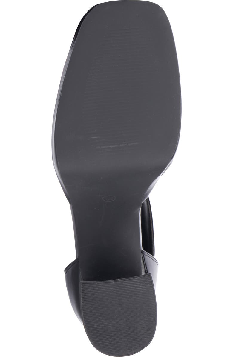 Fashion to Figure Maria Platform Ankle Strap Pump - Wide Width, Alternate, color, Black Patent