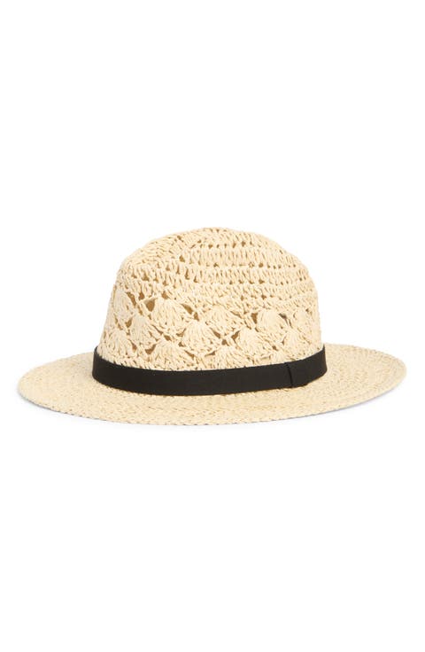 Packable Open Weave Panama Hat