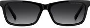 Marc Jacobs 56mm Rectangular Sunglasses