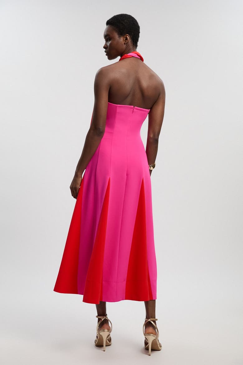Colour Block Maxi Dress, Alternate, color, Pink