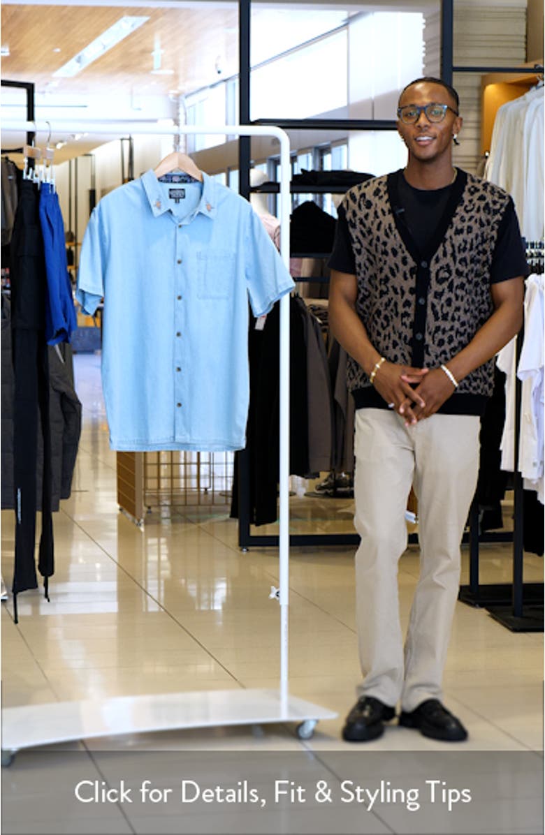 Occy Short Sleeve Button-Up Shirt, sales video thumbnail