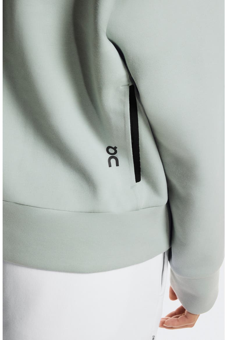 Focus Tech Crewneck Sweatshirt, Alternate, color, MINERAL