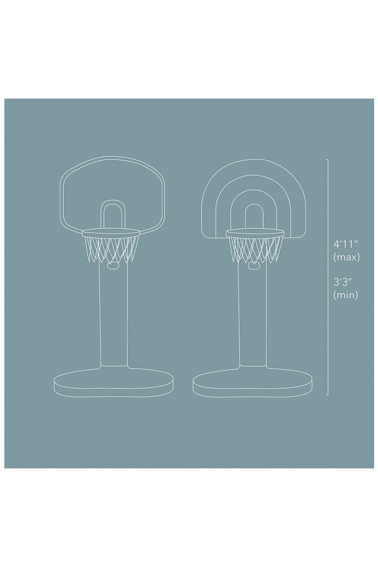 Basketball Hoop, Alternate, color, WHITE