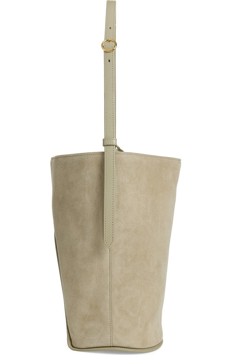 Alaïa Small Bucket Bag, Alternate, color, Beige Grise
