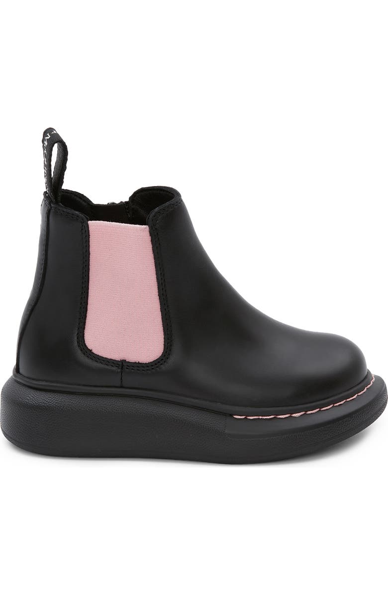 McQueen Alexander McQueen Chelsea Platform Boot, Alternate, color, Black/ Sugar Pink