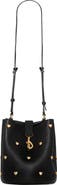 Rebecca Minkoff Small Heart Studded Leather Bucket Bag