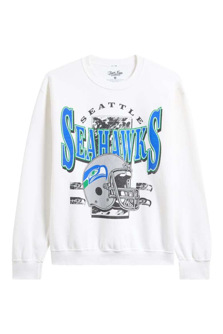 NFL Seahawks Conversion Graphic Sweatshirt, Alternate, color, WHITE