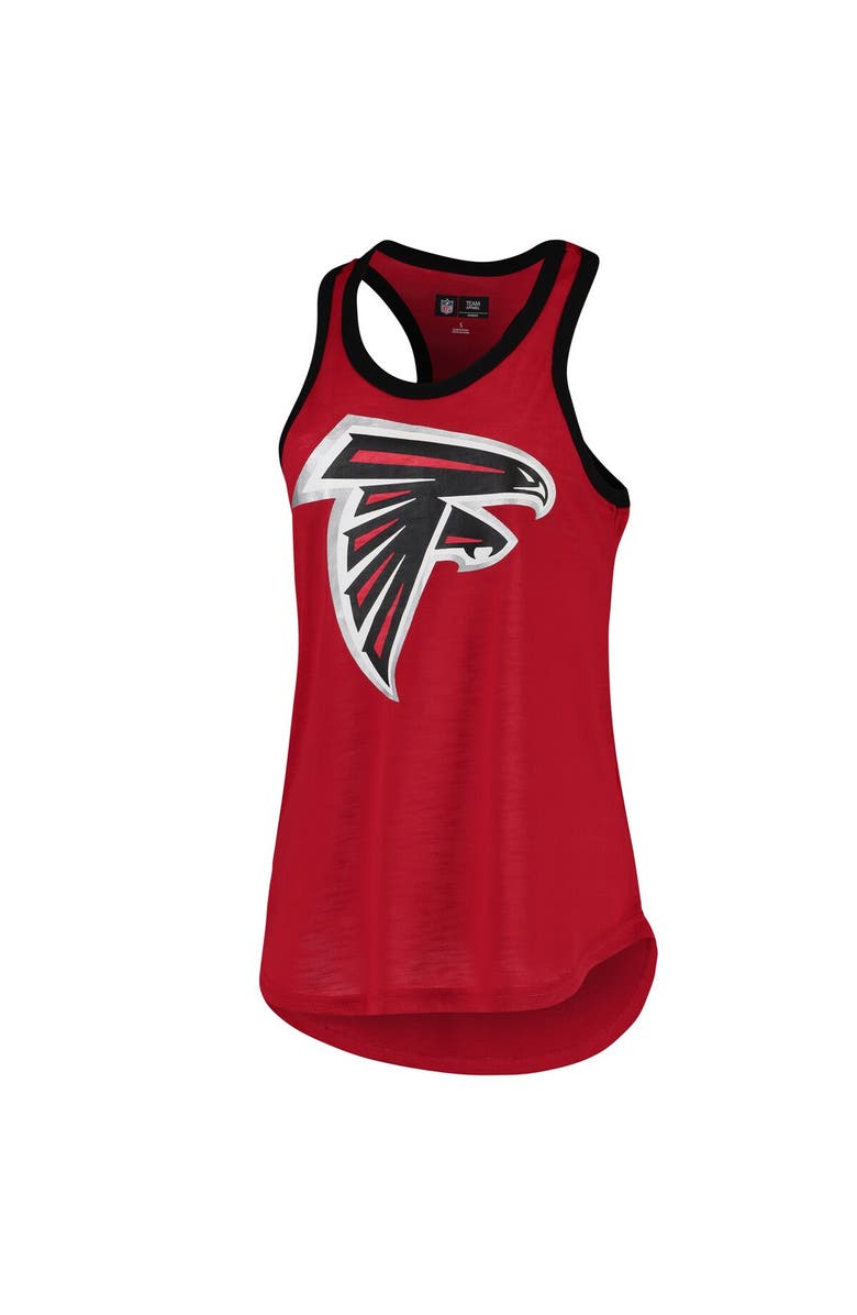 G-III 4HER BY CARL BANKS Women's G-III 4Her by Carl Banks Red Atlanta Falcons Tater Tank Top, Alternate, color, 