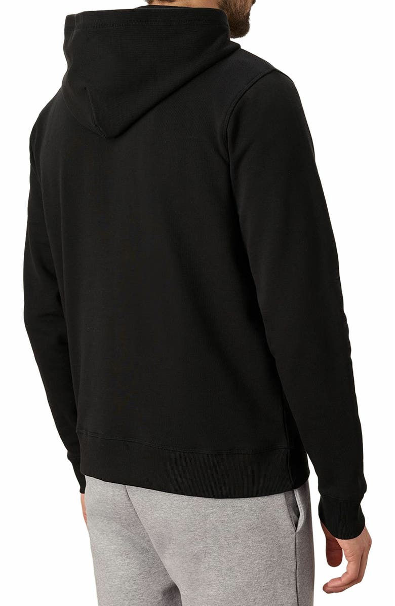 Pact Organic Cotton Cloud Brushed Fleece Pullover Hoodie, Alternate, color, Black