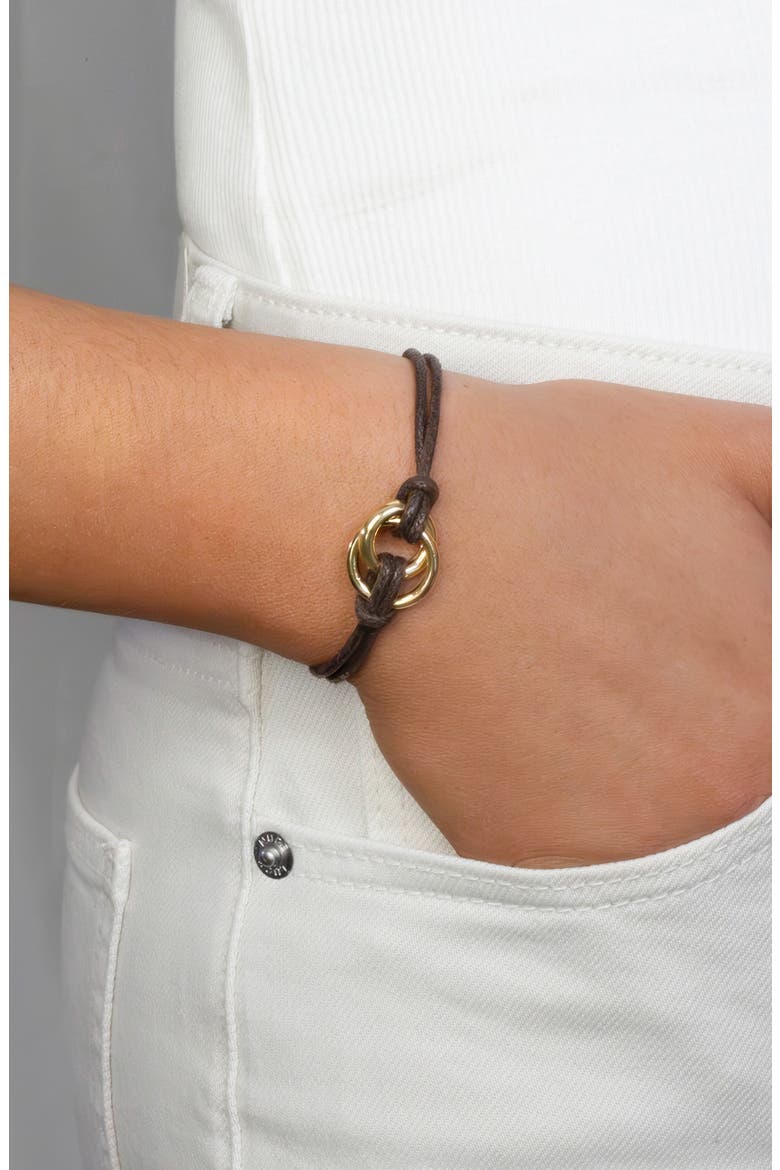 Oakley Cord Bracelet, Alternate, color, GOLD