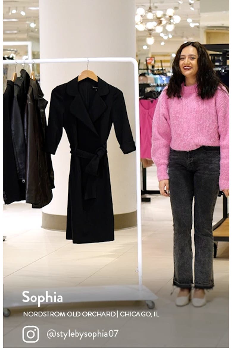Lucinda Faux Wrap Coat Dress video