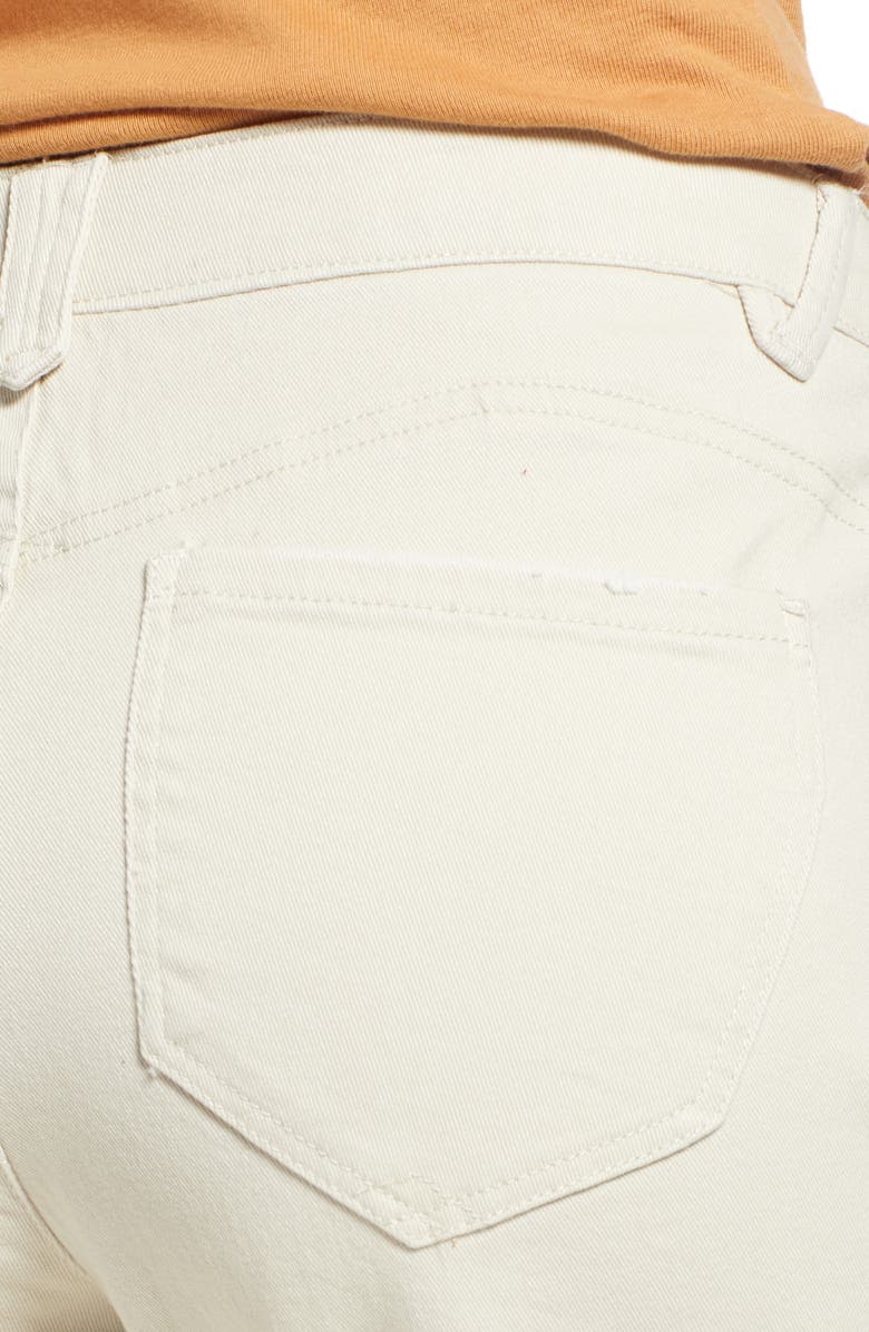 Wit & Wisdom 'Ab'Solution High Waist Raw Hem Wide Leg Jeans, Alternate, color, 