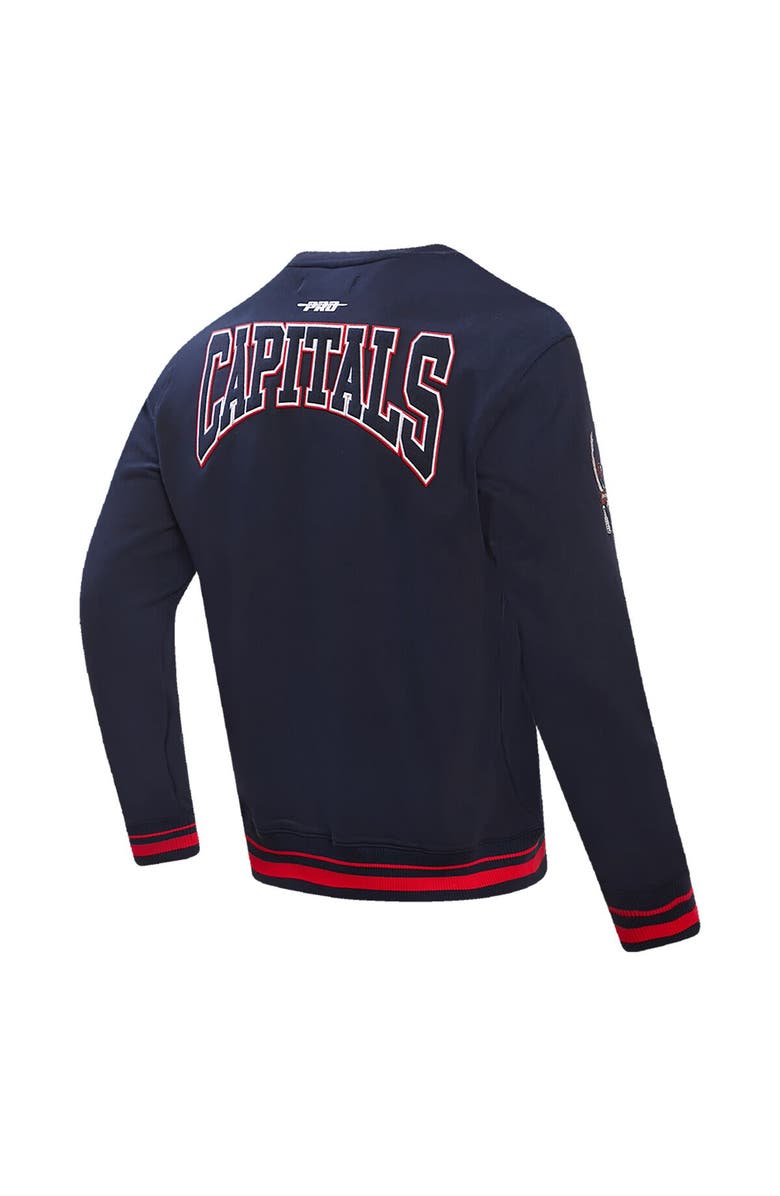 PRO STANDARD Men's Pro Standard Navy Washington Capitals Crest Emblem Pullover Sweatshirt, Alternate, color, Navy